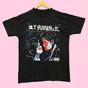 My Chemical Romance Three Cheers for Sweet Revenge Punk Rock Band Tee L